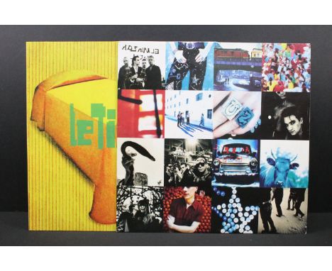 Vinyl - 2 original UK 1990’s pressing rock albums to include: U2 – Achtung Baby (Island Records – U28 UK 1991 1st pressing wi