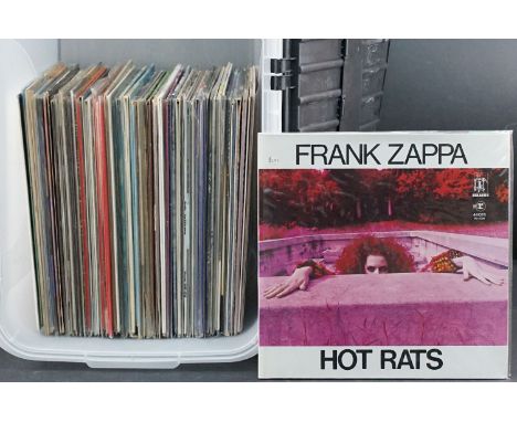 Vinyl - Over 65 Rock &amp; Pop LPs to include Frank Zappa x 3, Camel x 3, Gong, Yes, Sammy Hagar, Focus, Michael Jackson, Elt