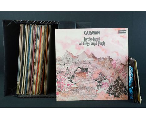 Vinyl - 23 Blues, Rock &amp; Pop LPs and 12 7" singles to include Caravan x 2, Buddy Miles, Big Mama Thornton x 2, Junior Wel