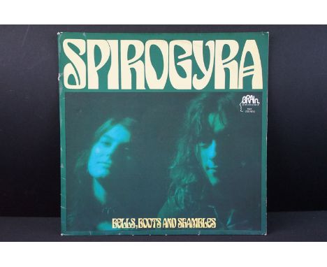 Vinyl - Spirogyra – Bells, Boots And Shambles LP on Brain Records - brain 1024. Original German 1973 1st pressing, green Brai