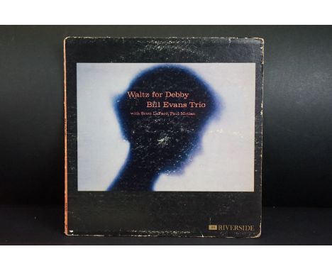 Jazz - Bill Evans Trio With Scott LaFaro, Paul Motian – Waltz For Debby LP on Riverside Records - RLP 399. Original USA 1st m