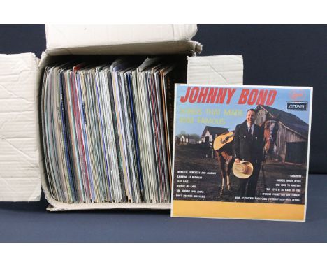 Vinyl - Over 70 mainly Country LPs to include Johnny Bond, Tompall Glaser, Roy Clark, Skeeter Davis, Kitty Wells, Skeets McDo