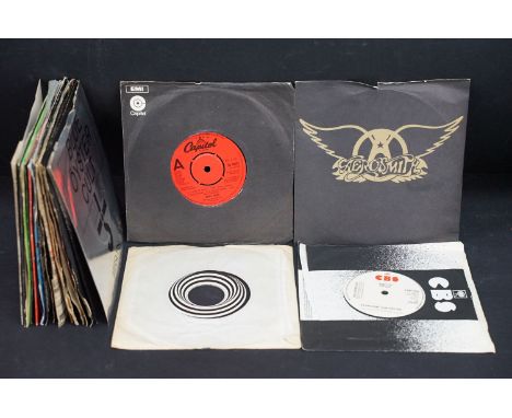 Vinyl - 21 Heavy Metal / Rock 7” singles including demos promos to include: Aerosmith (promo), April Wine, Black Sabbath (ver