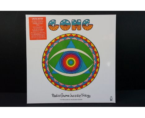 Vinyl - Gong Radio Gnome Invisible Trilogy 3LP box set on Charly Records CHARLY L 178. Sealed