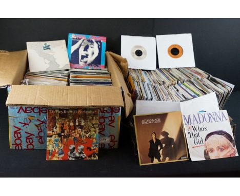 Vinyl - Approx 500 1970s &amp; 80s 7" singles to include Nazareth, Altered Images, Madonna, Fleetwood Mac, Medicine Head, ZZ 