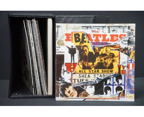 Vinyl - 13 Beatles &amp; members LPs and 1 box set to include Anthology II, Yesterday &amp; Today (butcher cover red vinyl re