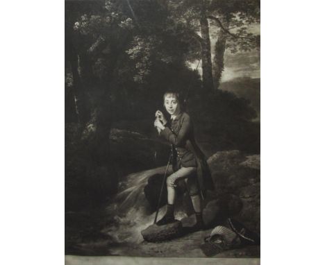 JOSSET AFTER ZOFFANY, 'Master James Sayer' lithograph, 55cm x 41cm, exhibited at the Royal Academy in 1955.