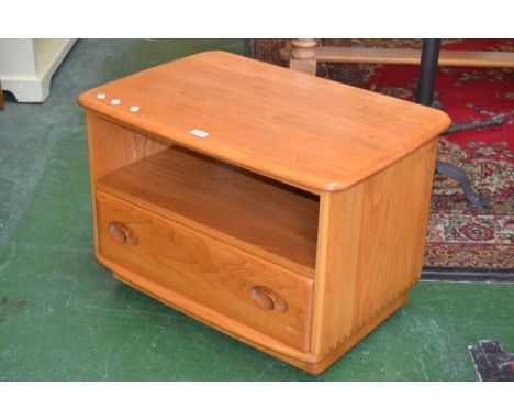 An Ercol flat screen television stand