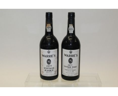 Port - two bottles, Warre's 1977 Vintage