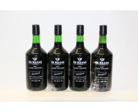 Port - four bottles, De Krans Cape Vintage 2001