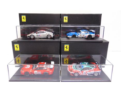 FOUR 1/43 SCALE RED LINE MODELS RESIN MODELS  comprising a No.RL001, Ferrari 360 Modena, JMB no.70, Le Mans 2002, limited edi