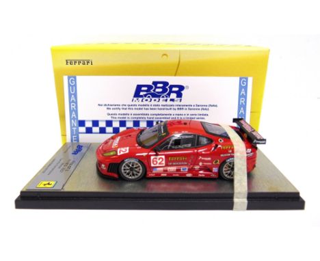 A 1/43 SCALE BBR MODELS HAND-BUILT RESIN FERRARI F430 GT2  A.L.M.S. 2007, Winner, limited edition 31/150, mint or near mint a