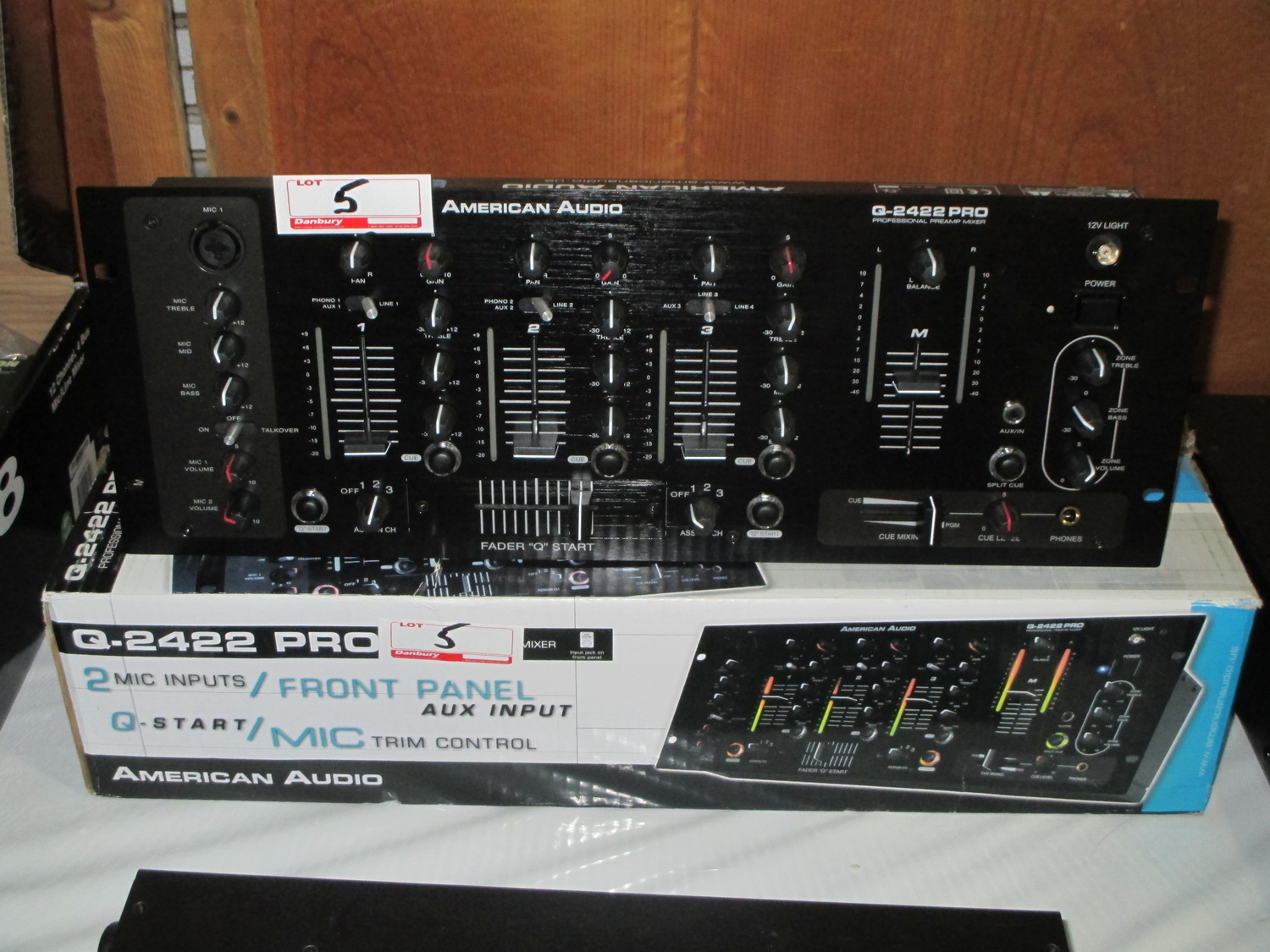 AMERICAN AUDIO MOD Q 2422 PRO PROFESSIONAL PRE AMP MIXER