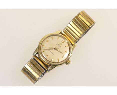 Omega Seamaster automatic gent's wristwatch, circa 1960s, champagne coloured dial with baton and Arabic numerals, centre swee