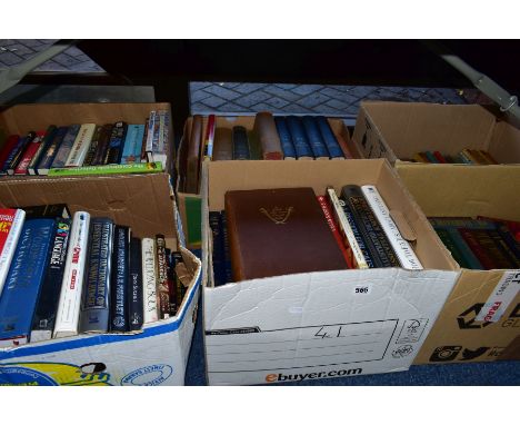 SIX BOXES OF BOOKS, to include Lawrence, T.E. 'Seven Pillars of Wisdom' (first trade edition 1935), Graham, Kenneth 'The Gold