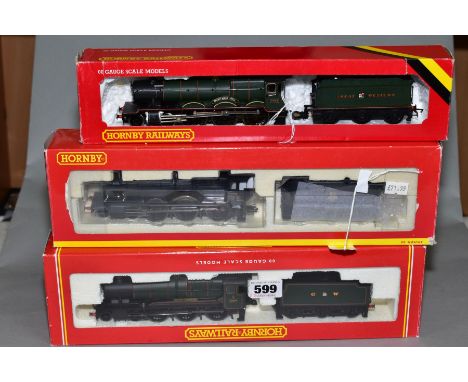 THREE BOXED HORNBY RAILWAYS OO GAUGE LOCOMOTIVES OF G.W.R. ORIGIN, County class 'County of Worcester' No.1029 (R2085), Hall c