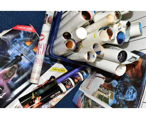 A BOX OF CIRCA 1980'S/1990'S FILM POSTERS, to include Clint Eastwood 'The Dead Pool',  Major League, K-9, Three Fugitives, Di