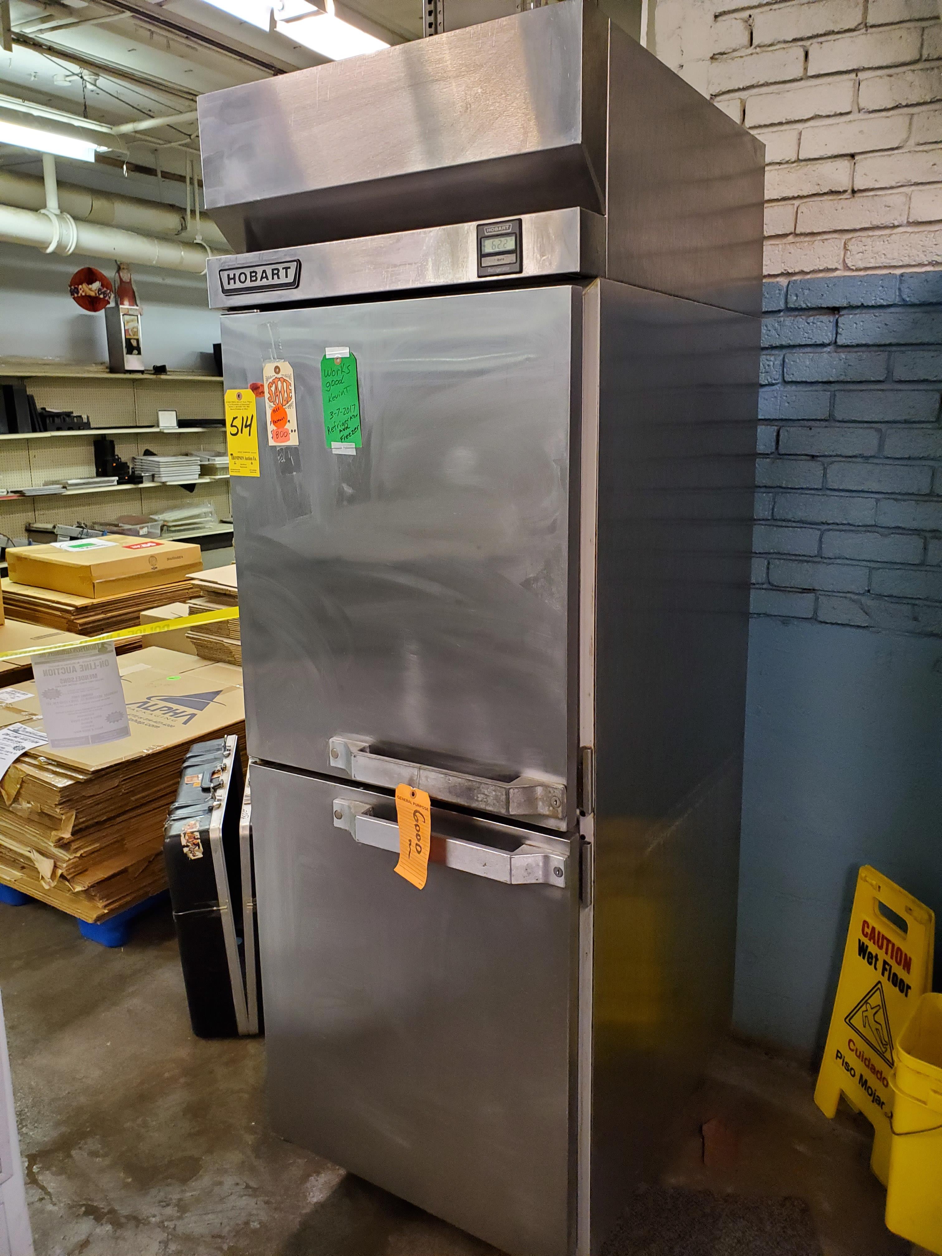 Hobart Model Q1 2Door ReachIn Refrigerator with Digital Control