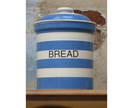 TG GREEN CORNISH WARE CERAMIC BREAD BIN 