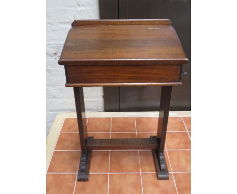 SMALL VINTAGE PINE CHILD'S SCHOOL DESK