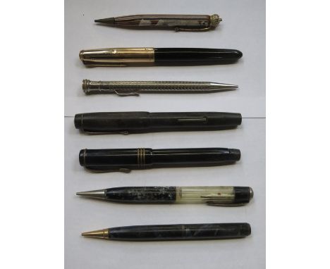 MIXED LOT OF VINTAGE PENS AND PENCILS 