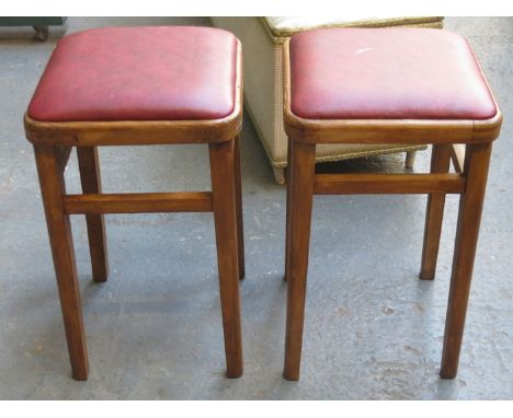 PAIR OF VINTAGE STOOLS 