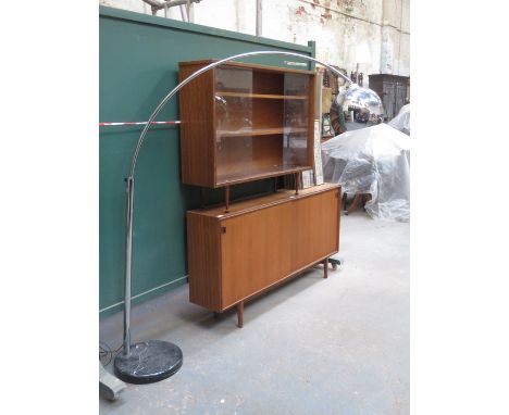 MODERN CHROME FLOOR LAMP (AT FAULT) 