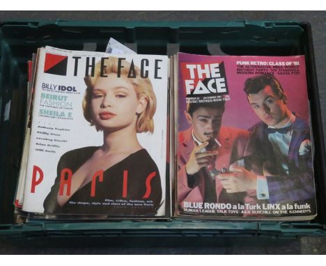 PARCEL OF 1980s 'THE FACE' MAGAZINES (NEAR COMPLETE SET), ALSO OTHER VINTAGE MAGAZINES 