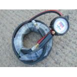 Unissued Schrader Airline Assy and pressure gauge