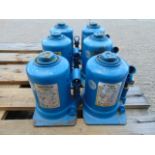 Q 6 x Weber 10 Tonne Hydraulic Jacks