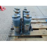 Q 6 x Weber 10 Tonne Hydraulic Jacks