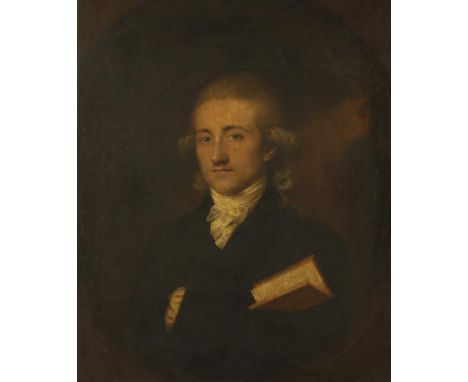 CIRCLE OF NATHANIEL HONE (1718-1784) A bust-length portrait of Reverend Donnithorne, Rector of Landsdowne, near Fowey, Cornwa