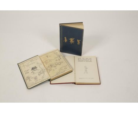 A.A. MILNE: WINNIE THE POOH, FIRST EDITION 1926. Now We Are Six, first edition 1927, When We Were Very Young, fourteenth edit