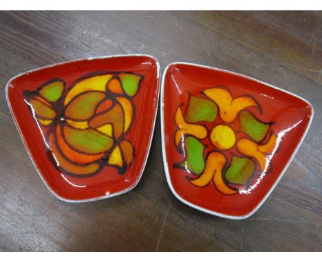 Poole pottery plates 15cm