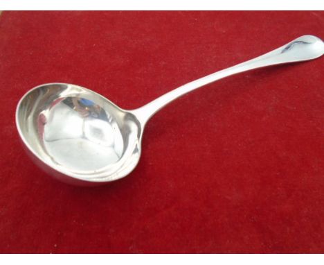 Silver hallmarked ladle Sheffield 1936 by Walker &amp; Hall. 205g gross weight.   