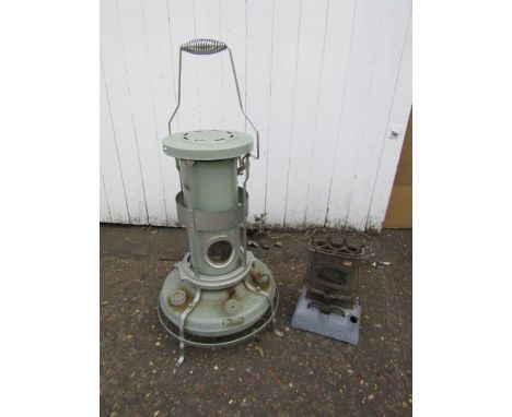 Vintage Aladdin enamel greenhouse heater and stove 