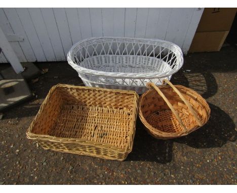 3 Baskets and a ceiling light