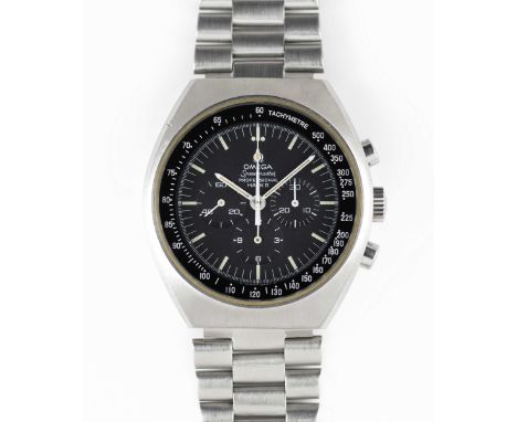 A GENTLEMAN'S STAINLESS STEEL OMEGA SPEEDMASTER PROFESSIONAL MARK II CHRONOGRAPH BRACELET WATCHCIRCA 1970s, REF. 145.034Movem