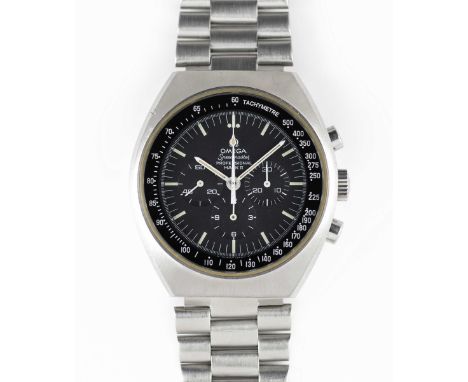 A GENTLEMAN'S STAINLESS STEEL OMEGA SPEEDMASTER PROFESSIONAL MARK II CHRONOGRAPH BRACELET WATCHCIRCA 1970s, REF. 145.034Movem