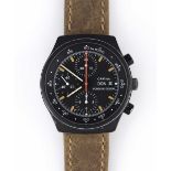 A GENTLEMAN'S PVD COATED ORFINA PORSCHE DESIGN AUTOMATIC CHRONOGRAPH WRIST WATCH CIRCA 1970s,