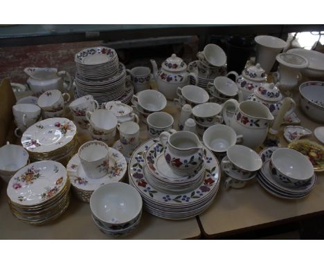Royal Crown Derby 'Derby Posies' part tea service, Adams 'Old Colonial' part service, and other decorative ceramics to includ