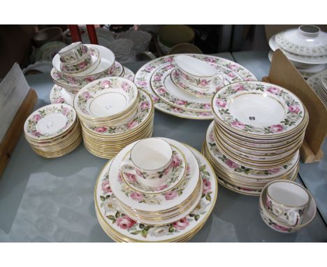 A Royal Worcester 'Royal Garden' part tea and dinner service (qty)