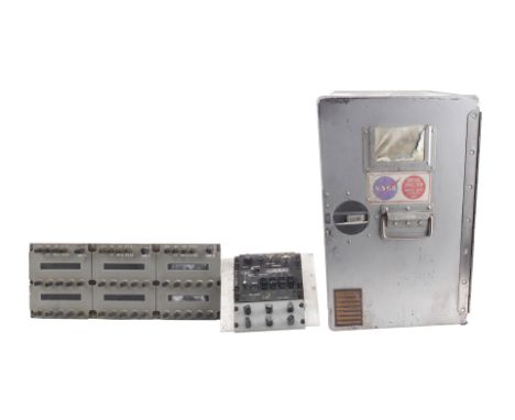 INTERSTELLAR (2014) - Endurance Locker with Pair of Control Panels - An Endurance locker with a pair of control panels from C