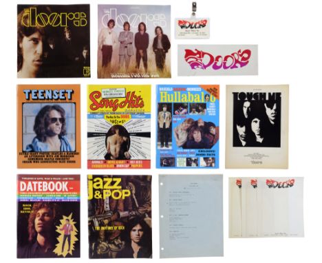 THE DOORS (1991) - Set of Record Covers, Magazines and Production Paperwork - Record covers and ephemera from Oliver Stone's 