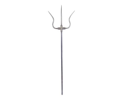 THE MATRIX RELOADED (2003) - Chateau Battle Trident - A chateau battle trident from the Wachowskis' sci-fi action sequel The 