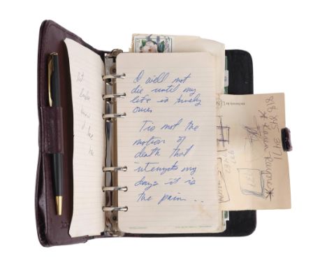 MAGNOLIA (1999) - Dr. Landon's (Don McManus) Business Card with Earl Partridge's (Jason Robards) Planner and Mail - Dr. Lando