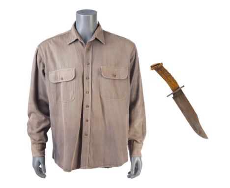 CITY SLICKERS (1991) - Curly's (Jack Palance) Shirt and Knife - Curly's (Jack Palance) shirt and knife from Ron Underwood's C