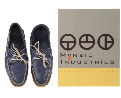 GOOD WILL HUNTING (1997) - Chuckie Sullivan's (Ben Affleck) Pair of "Retainer" Speech Shoes with McNeil Industries Folder - C