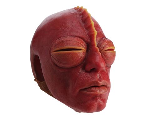 MEN IN BLACK 3 (2012) - Red Fish Alien Mask - A red fish alien mask from Barry Sonnenfeld's Men in Black 3. Agent J (Will Smi