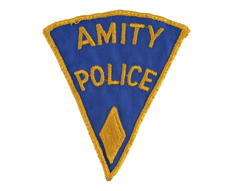 JAWS (1975) - Amity Police Department Patch - An Amity police department patch from Steven Spielberg's Jaws. Amity police Chi